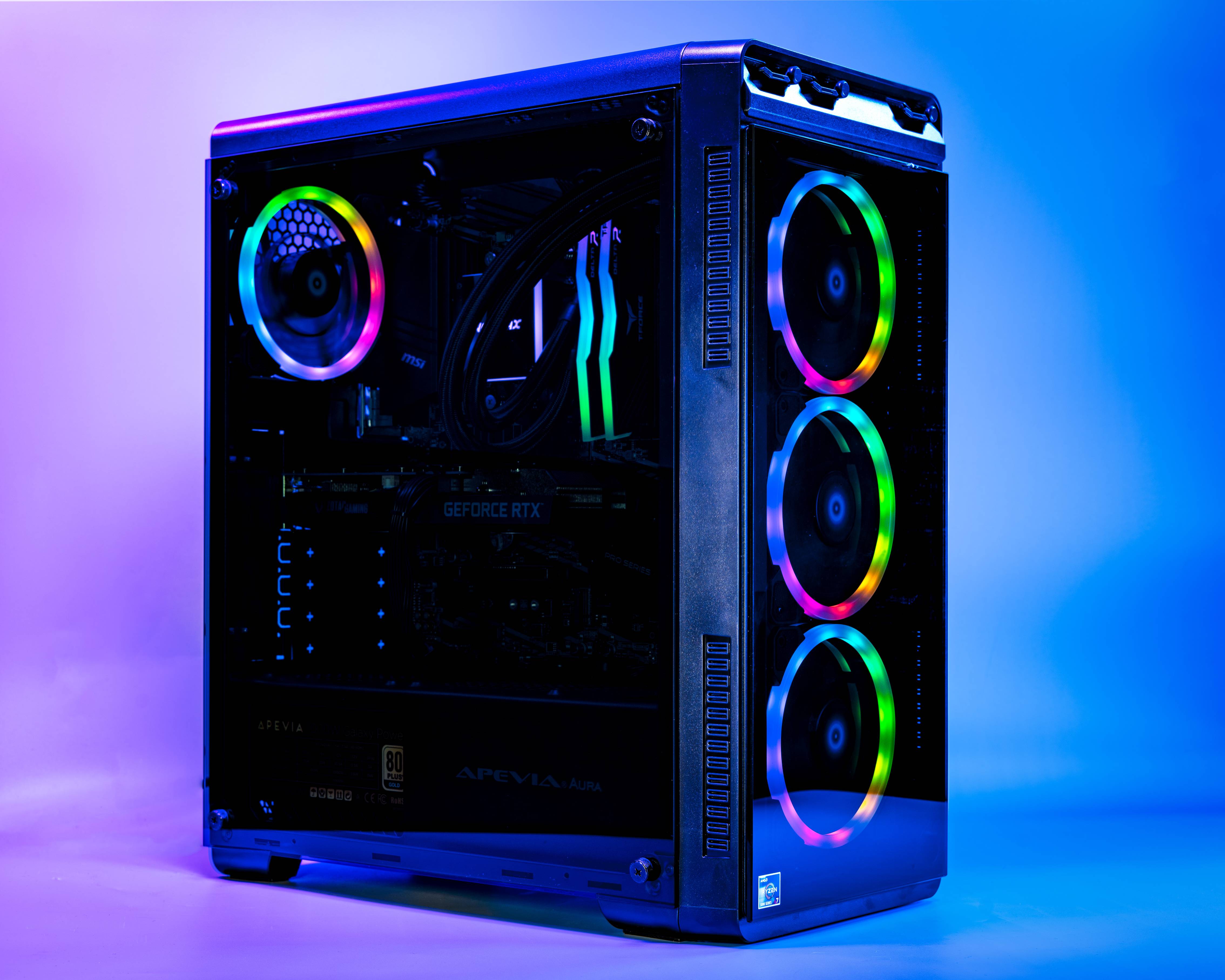 Tier II PC Build - Ryzen 7 5700X | 16GB RAM | RTX 3060 12GB Graphics Card |  1TB NVMe | Liquid Cooled